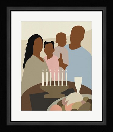 Framed Joyous Kwanzaa II Print
