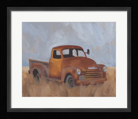 Framed Farm Truck III Print