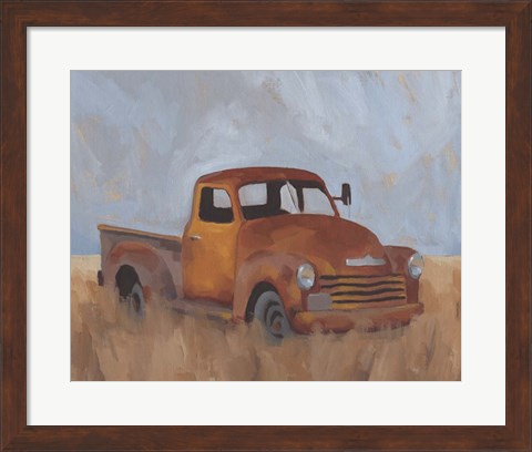 Framed Farm Truck III Print