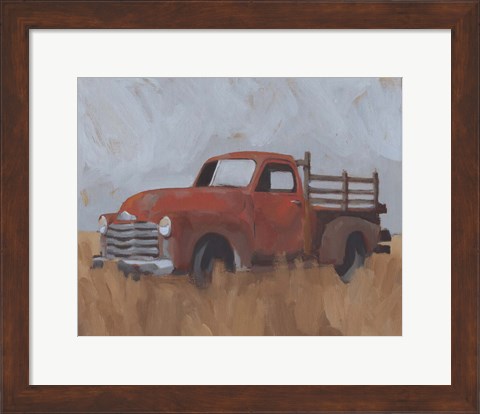 Framed Farm Truck IV Print