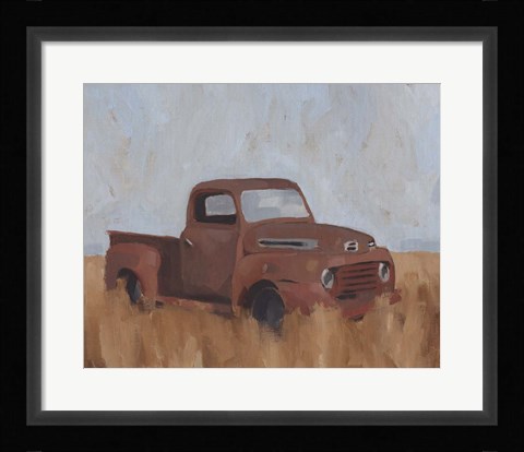 Framed Farm Truck V Print