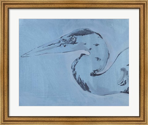 Framed James River Heron II Print