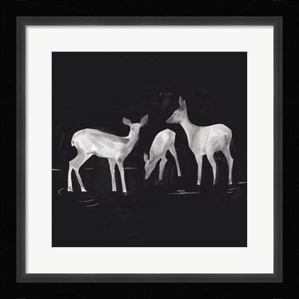 Framed Sophisticated Whitetail I Print