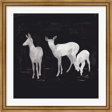 Framed Sophisticated Whitetail II Print