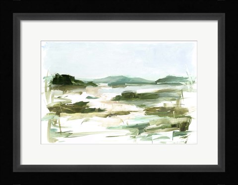 Framed Marsh Sketch II Print
