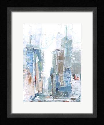 Framed Brilliant City Study I Print