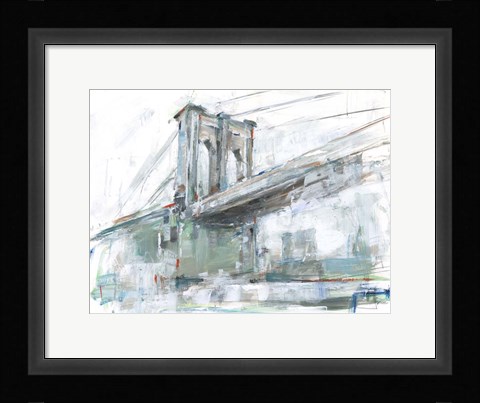 Framed Brilliant City Study III Print