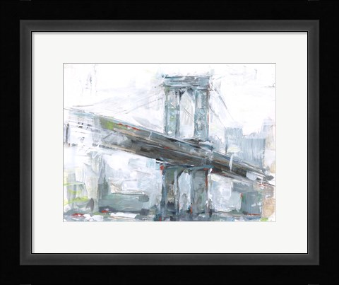 Framed Brilliant City Study IV Print