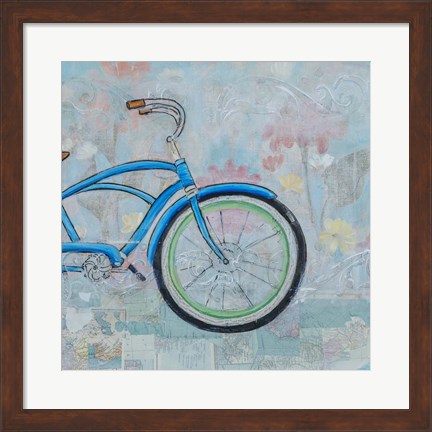 Framed Bicycle Collage II Print