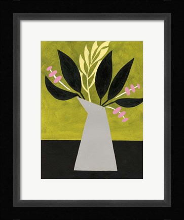 Framed Mod Bouquet I Print