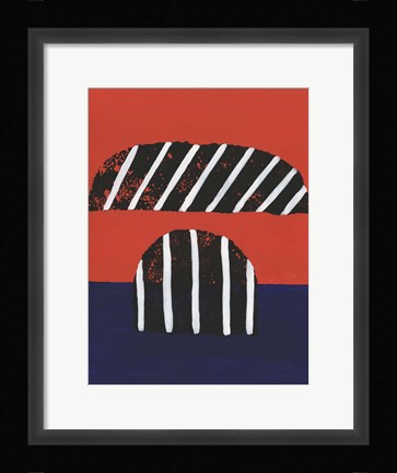 Framed Colorful Isolation III Print