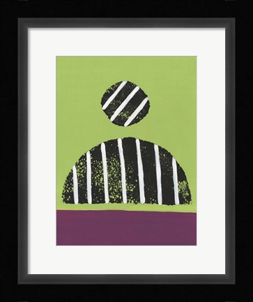 Framed Colorful Isolation IV Print