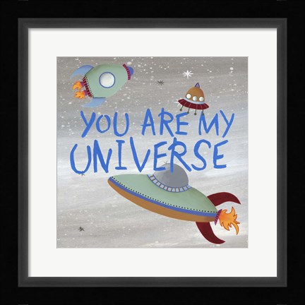 Framed Future Space Explorer III Print