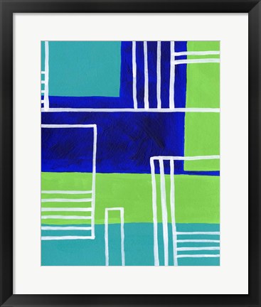 Framed On the Line IV Print