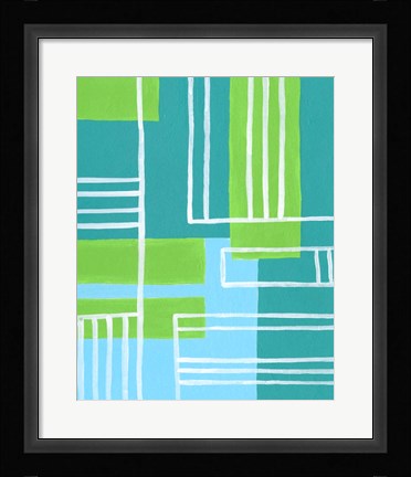Framed On the Line V Print
