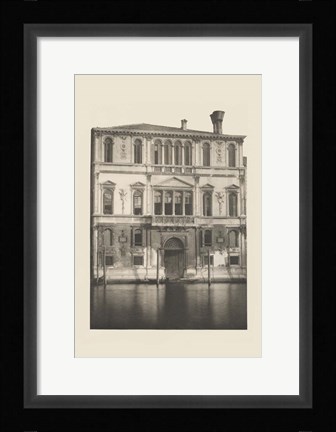 Framed Vintage Views of Venice I Print