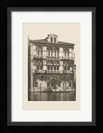 Framed Vintage Views of Venice II Print