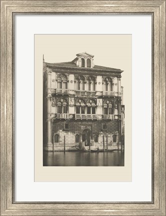 Framed Vintage Views of Venice II Print