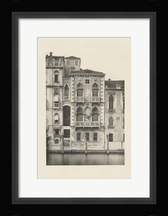 Framed Vintage Views of Venice III Print