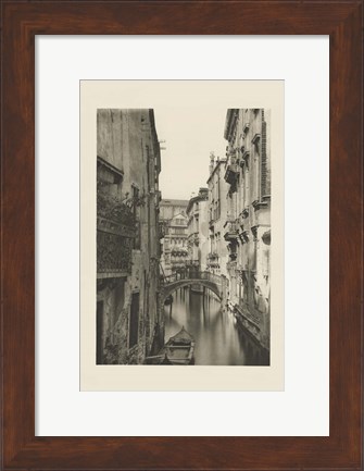 Framed Vintage Views of Venice IV Print