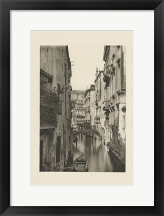 Framed Vintage Views of Venice IV Print