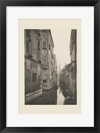 Framed Vintage Views of Venice V Print