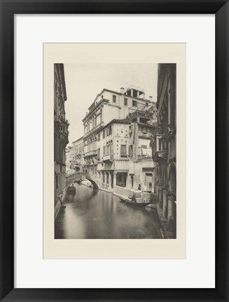 Framed Vintage Views of Venice VI Print