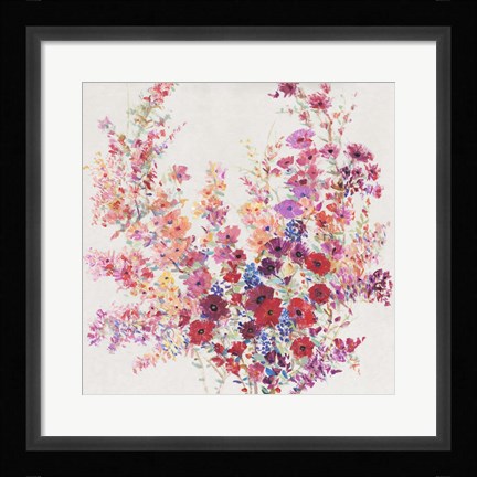 Framed Flowers on a Vine II Print