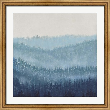 Framed Smoky Ridge I Print