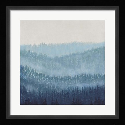 Framed Smoky Ridge I Print