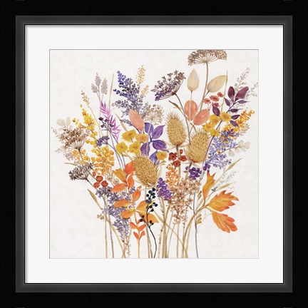 Framed Dried Arrangement I Print