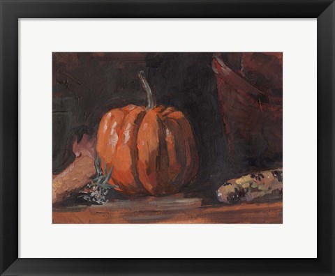 Framed Autumn Still Life I Print