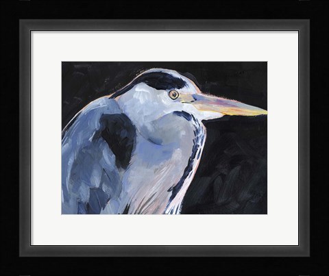 Framed Great Heron I Print