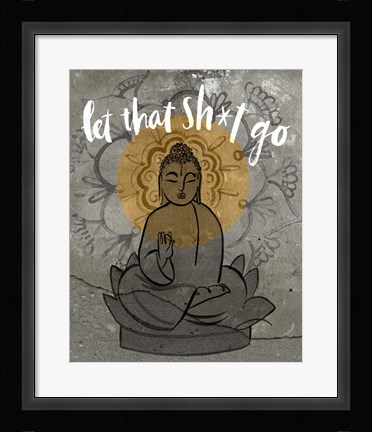 Framed Let It Go I Print