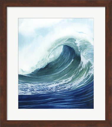 Framed Sea Foam II Print