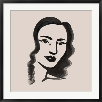 Framed Mona I Print