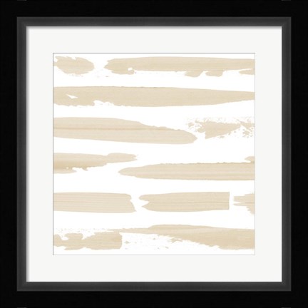 Framed Sand Swipe I Print