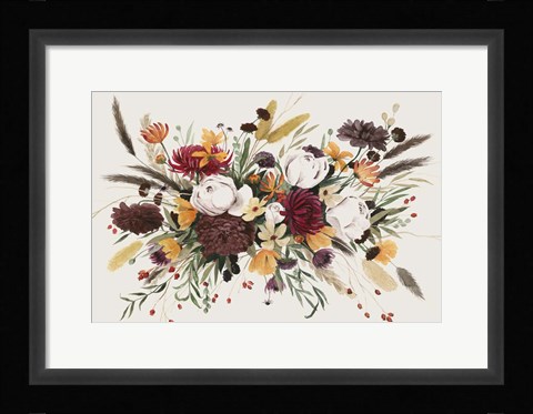 Framed Equinox Bouquet III Print
