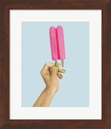 Framed Popsicle Summer I Print