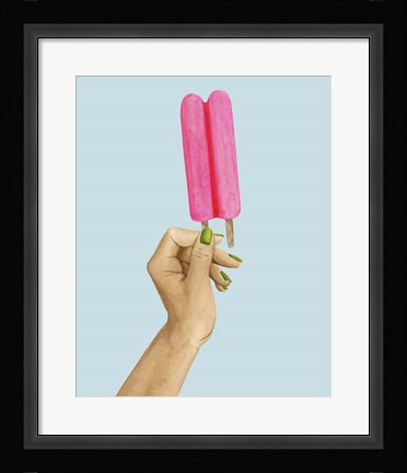 Framed Popsicle Summer I Print
