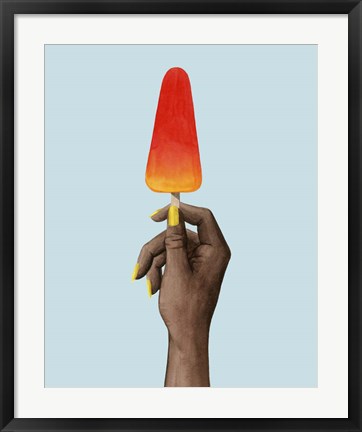 Framed Popsicle Summer II Print