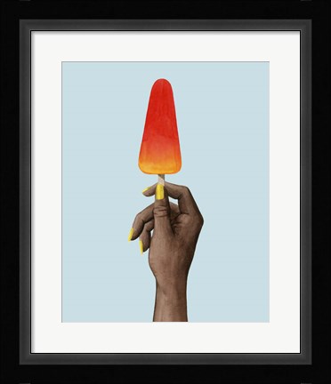 Framed Popsicle Summer II Print