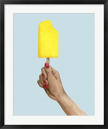 Framed Popsicle Summer III Print