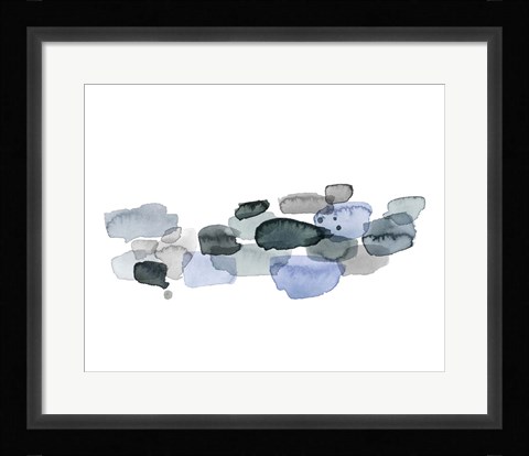 Framed River Droplets I Print