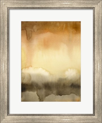 Framed Sunset Windowpane II Print