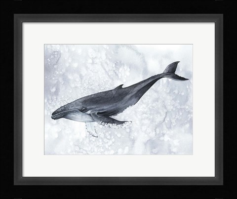 Framed Deep Diver I Print