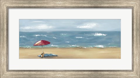 Framed By the Beach III Print