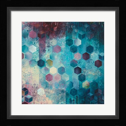 Framed Shimmery II Print