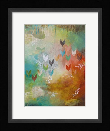 Framed Fervently II Print