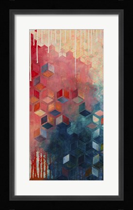 Framed Split Asanoha I Print